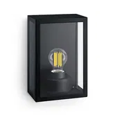Aplica exterior Philips Alzor Max, 25 W, soclu E27 aluminiu, negru, IP44