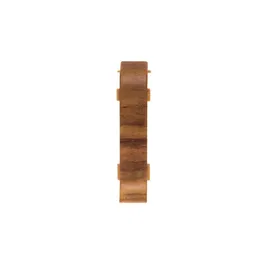 Set element de imbinare plinta parchet Set, nuc inchis (5B) 40, PVC, 52 x 22.5 mm, 5 bucati/set