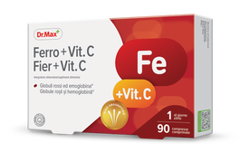 Dr. Max Fier + Vitamina C, 90 comprimate filmate