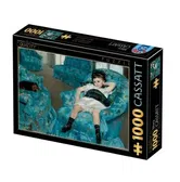 Puzzle adulti D-Toys Mary Cassatt - Little Girl in a Blue Armchair, 1000 piese