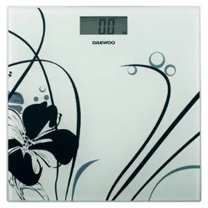 Cantar de baie Daewoo DBS210W, 150 kg, Display LCD (Alb)