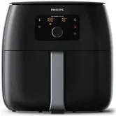 Friteuza fara ulei Philips Airfryer XXL HD9650/90, Tehnologie Twin TurboStar, Capacitate 7.3 L, Display digital (Negru)