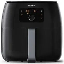Friteuza fara ulei Philips Airfryer XXL HD9650/90, Tehnologie Twin TurboStar, Capacitate 7.3 L, Display digital (Negru)