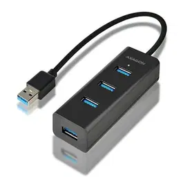 Hub USB Axagon HUE-S2B, 4 x USB 3.0, 0.3 m (Negru)