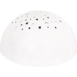 Veioza Lina Decor, plastic, alb, 1 x LED, 0,5 W, 80 mm