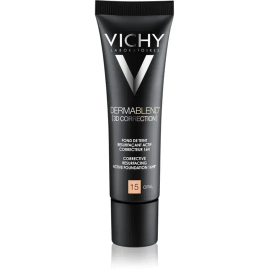 Vichy Dermablend 3D Correction Corecție pentru netezirea machiajului SPF 25 culoare 15 Opal 30 ml
