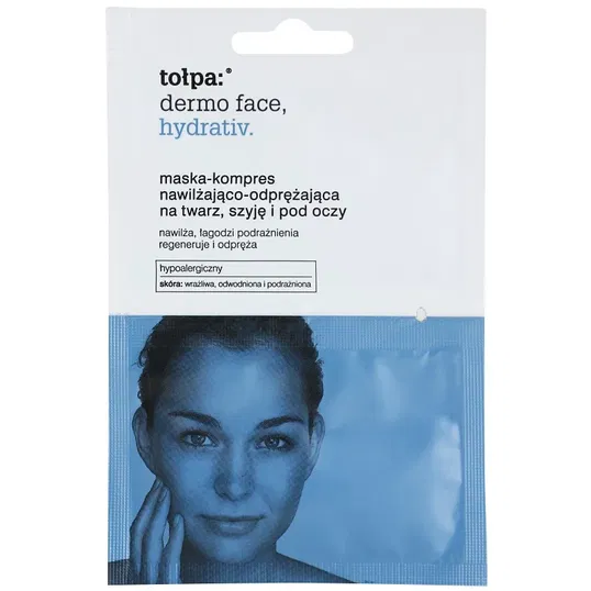 Tołpa Dermo Face Hydrativ masca pentru hidratare intensa pentru fata si zona ochilor 2x6 ml