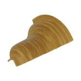 Colt exterior plinta parchet Korner Print LP 52, stejar deschis 431, PVC, 52 x 26 mm
