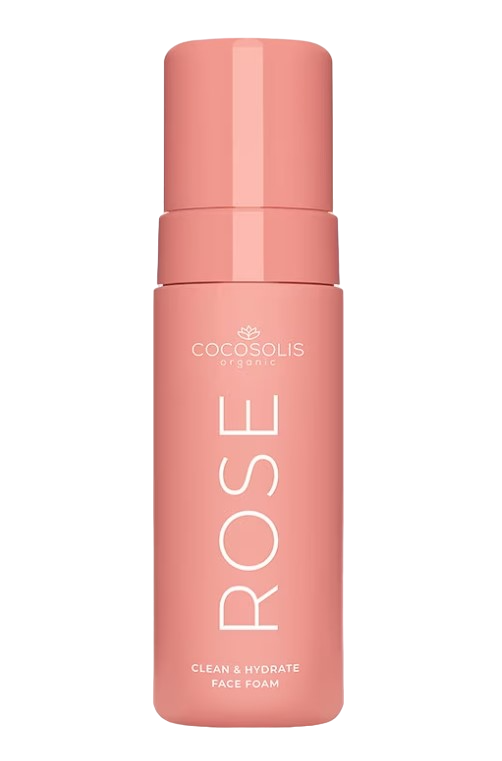 Spuma de curatare pentru fata Rose Clean & Hydrate, 150ml, Cocosolis