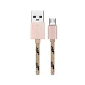 Cablu de date Devia Fashion DVFSHMICROGD, MicroUSB, 1 m (Auriu)