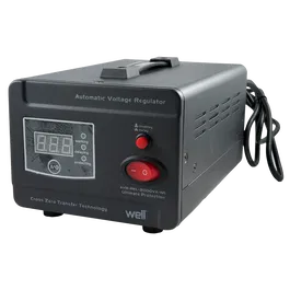Stabilizator de tensiune cu releu, putere 2000VA/1200W, tensiune intrare 140-260V AC
