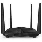 Router Wireless Tenda AC10, Gigabit, Dual Band, 1200 Mbps, 4 Antene externe (Negru)