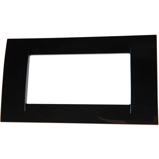 Rama decor 4 module System Virna, Gewiss GW22114, negru