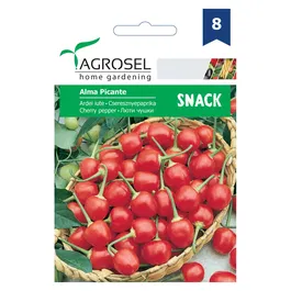 Seminte ardei iute rotund Alma picante Agrosel, 0.1 g
