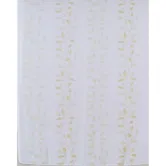 Perdea OB 6375/3 din 100% poliester, alb cu bej, 140 x 245 cm