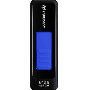 Stick USB Transcend Jetflash 760, 64GB, USB 3.0 (Negru/Albastru)