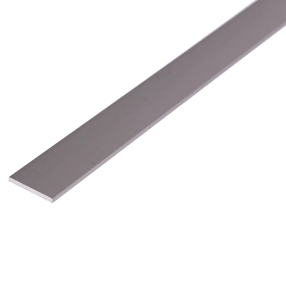 Bara plata, aluminiu, 20 x 2 mm, L 1 m