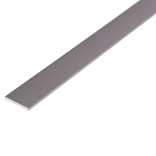 Bara plata, aluminiu, 20 x 2 mm, L 1 m