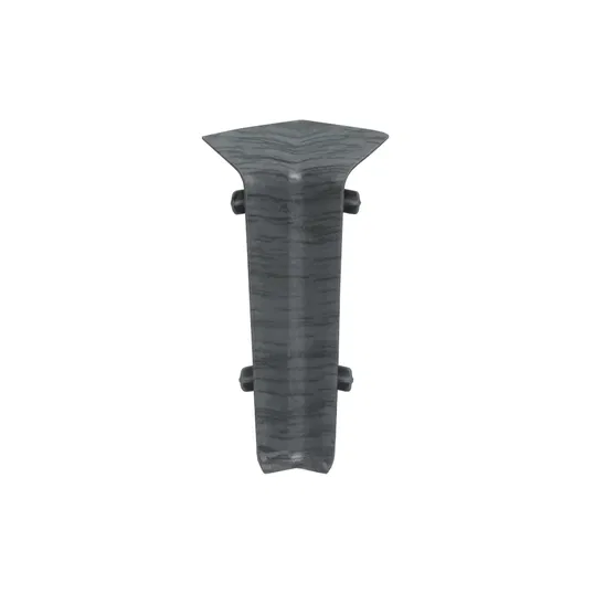 Set colt interior plinta parchet, stejar Silver Pearl, PVC, 80 x 22 mm, 2 bucati/set