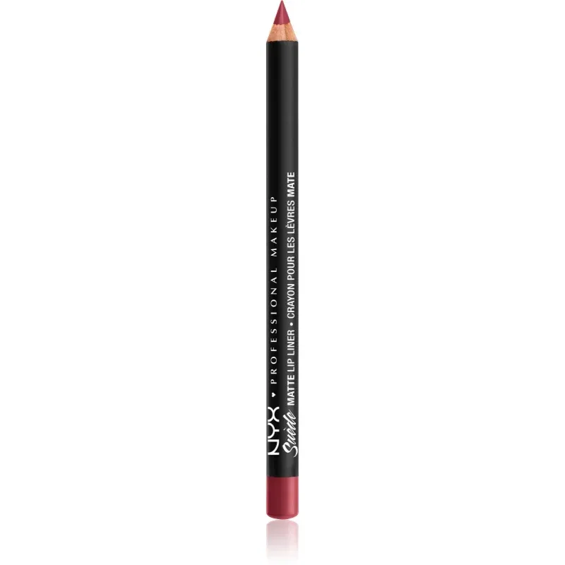NYX Professional Makeup Suede Matte Lip Liner dermatograf mat de buze culoare Cherry Skies 1 g
