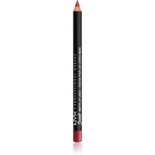 NYX Professional Makeup Suede Matte Lip Liner dermatograf mat de buze culoare Cherry Skies 1 g