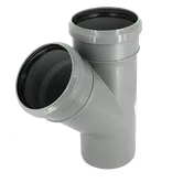 Ramificatie Valrom, PP, gri, 110 x 110 mm, 45 grade