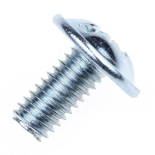 Surub cu cap bombat, otel zincat, M4 x 8 mm, 16 BUC