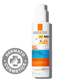Spray cu protectie solara potrivit pentru pielea copiilor SPF50+ Anthelios UVMUNE400 Dermo-Pediatrics, 200ml, La Roche-Posay