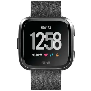 Ceas activity tracker Fitbit Versa, Bluetooth, NFC, Rezistenta la apa (Gri)