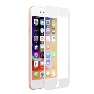 Folie Protectie Sticla Securizata Devia Van Full DVVFIPH8PWH pentru iPhone 8 Plus / 7 Plus + Folie Spate (Transparent/Alb)