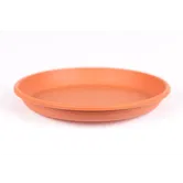 Farfurie ghiveci Harplast Olivia, polipropilena, teracota, diametru 18 cm