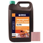 Impregnant pentru lemn, Iriss, interior/exterior, mahon, 5 l