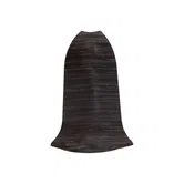 Set colt exterior plinta parchet, lemn wenghe, PVC, 55 x 22 mm, 2 bucati/set