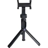 Selfie Stick Trepied Xiaomi Mi, cu suport de telefon, conectare bluetooth, declansator pe maner/portabil (Negru)