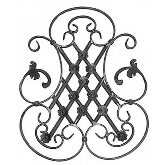 Ornament central, 555 x 455 x 12 x 5 mm