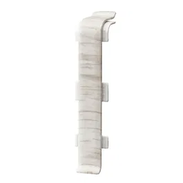 Set element de imbinare plinta Arbiton Indo 70, cenusiu nordic 02, PVC, 70 x 26 mm, 2 bucati/set