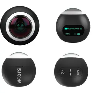 Camera video de actiune SJCAM SJ360, Ecran 2", Filmare 2K, 360°, 12MP, WI-Fi (Negru)