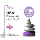 Complex de slăbit forte Silfide, 100 comprimate + Ceai de slăbit, 30 doze, Alevia