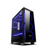 Carcasa Segotep Halo 6 Plus, Middle Tower, Plexiglass (Negru)