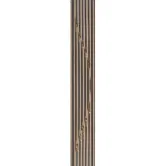 Brau faianta negru, Kai Cermics Sorel Black Lux, 6 x 40 cm