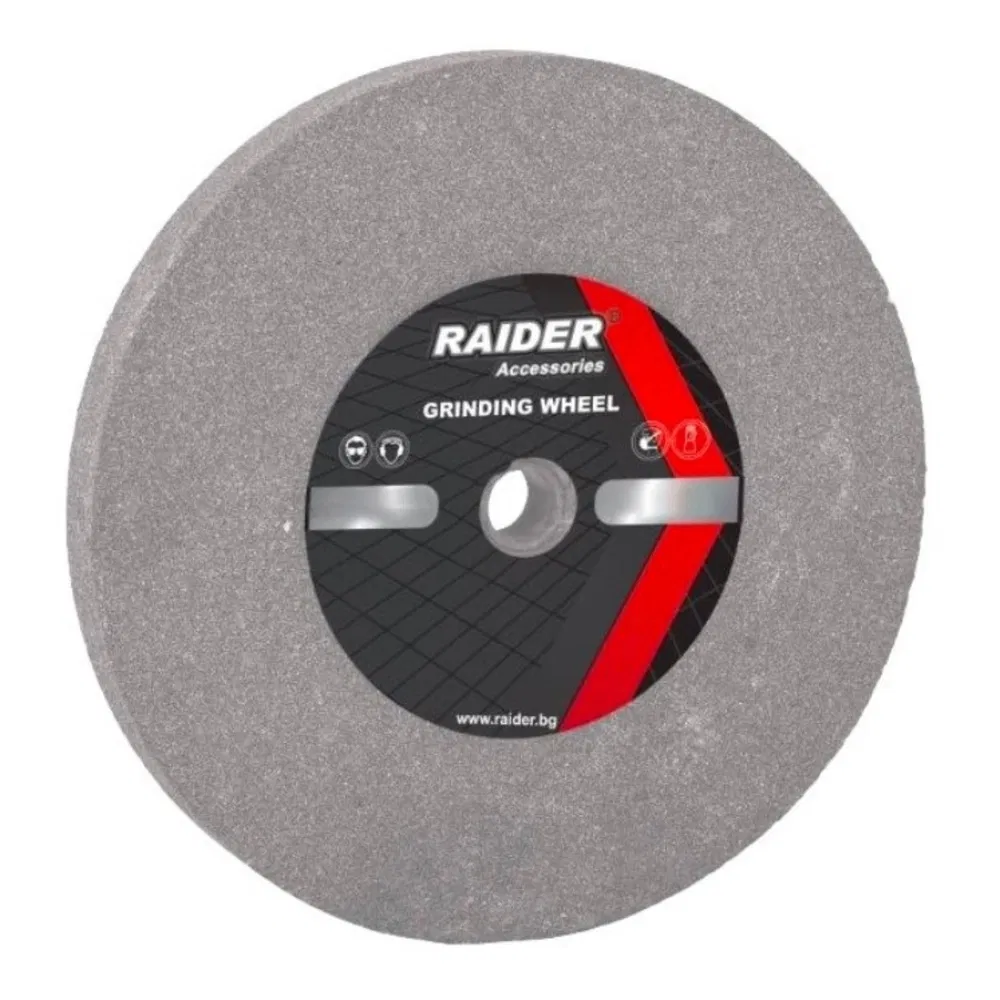 Piatra polizor, pentru metale, Raider, 200 mm, granulatie 60