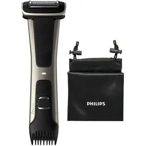 Aparat de tuns pentru ingrijire corporala Philips Bodygroom series 7000 BG7025/15, 5 trepte, Rezistent la apa (Negru)