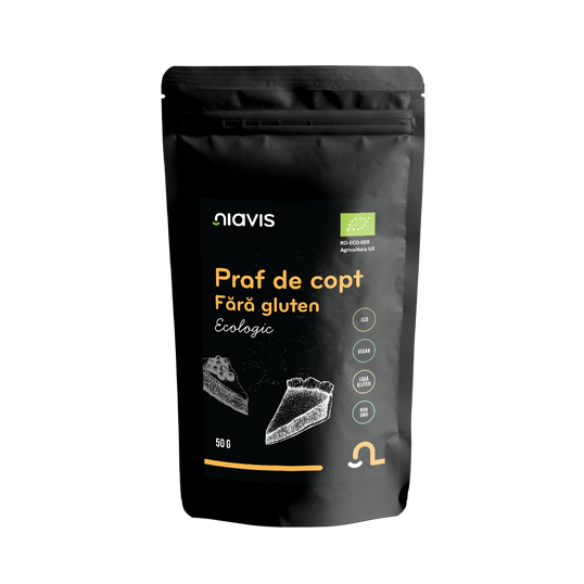 Praf de copt ecologic fara gluten, 50g, Niavis