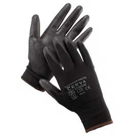 Manusi protectie BUNTING EVOLUTION, textil cu aplicatii din cauciuc, marimea 8, negru