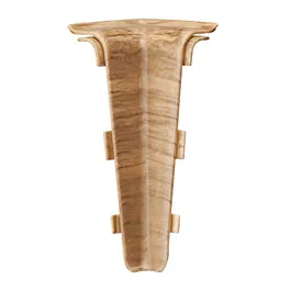 Set colt interior plinta Arbiton Indo 70, stejar burbon, PVC, 70 x 26 mm, 2 bucati/set