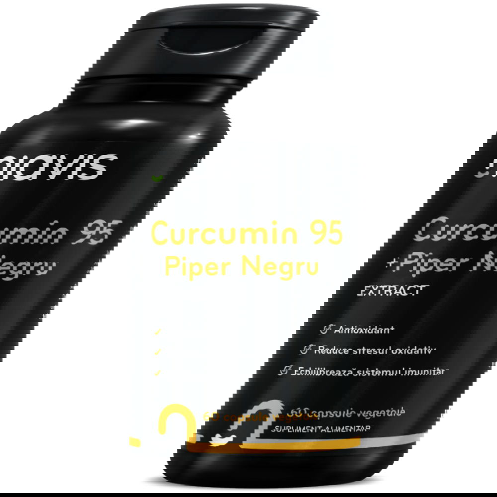 Curcumin 95+ Piper Negru Extract, 60 capsule, Niavis