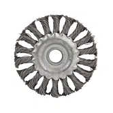 Perie circulara rotativa 150 mm(40),pentru bormasina, cu peri din otel