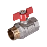 Robinet cu sfera si maner fluture Ferro KM21, FM 3/4 ‘’