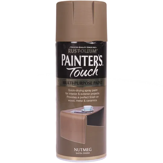 Vopsea spray decorativa Rust-Oleum Painter`s Touchs, maro nutmeg, lucios, interior/exterior, 400 ml