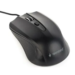 Mouse Gembird MUS-4B-01, Optic, 1200 DPI (Negru)